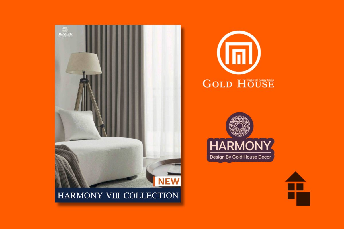 แคตตาล็อกผ้าทำม่านคอลเลคชั่นใหม่ HARMONY VIII จากแบรนด์ Gold House Decor