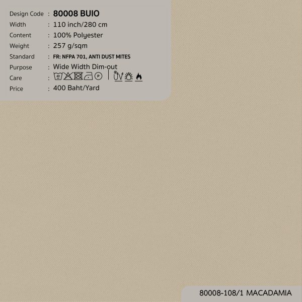 80008-108-1-MACADAMIA-IND 80008-108-1-MACADAMIA