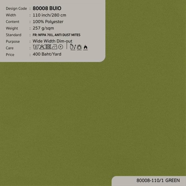 80008-110-1-GREEN-IND 80008 BUIO