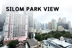 รีวิวติดตั้งผ้าม่าน คอนโด Silom Park View ม่านลอนคู่ มู่ลี่ไม้ | TMK Curtains